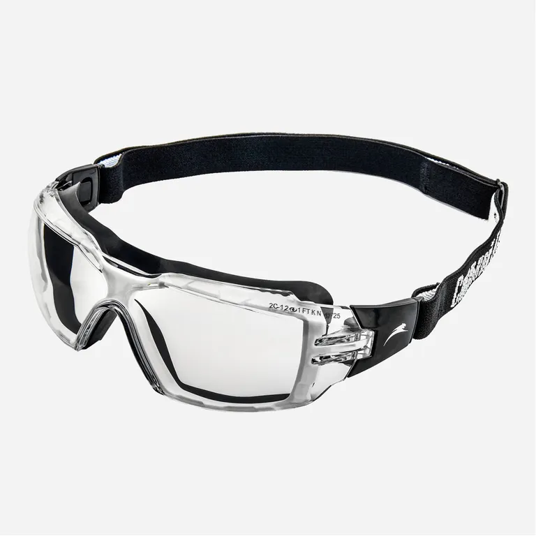 РОСОМЗ / Очки защитные закрытые с прямой вентиляцией ЗП81 Стальной БАРС® СтронГлас (2C-1,2)