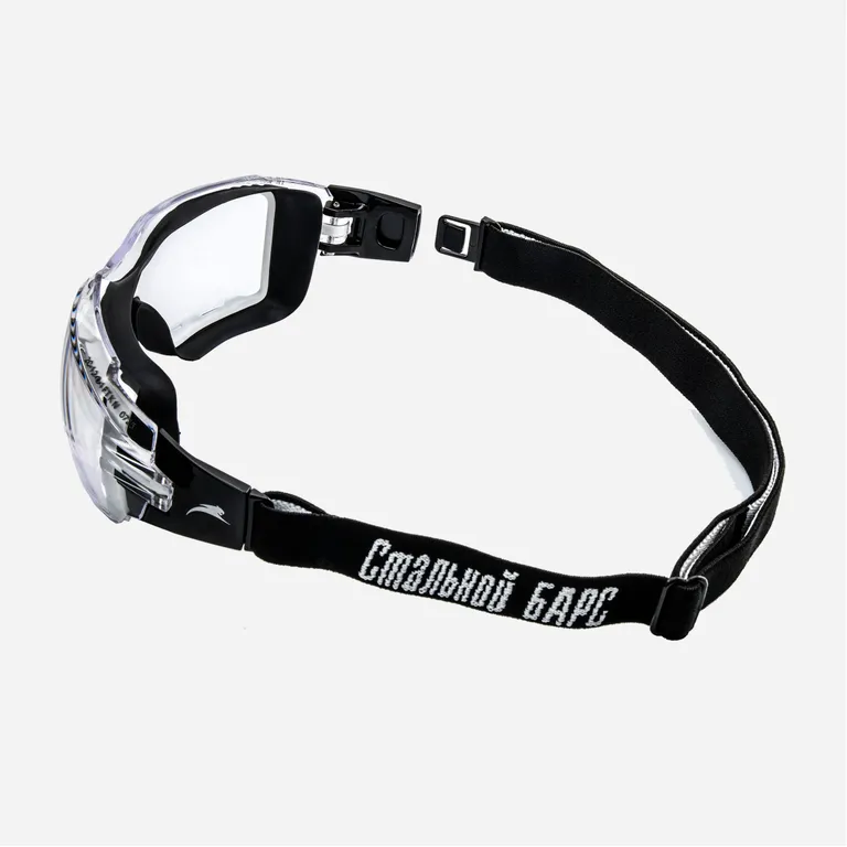 РОСОМЗ / Очки защитные закрытые с прямой вентиляцией ЗП81 Стальной БАРС® СтронГлас (2C-1,2)