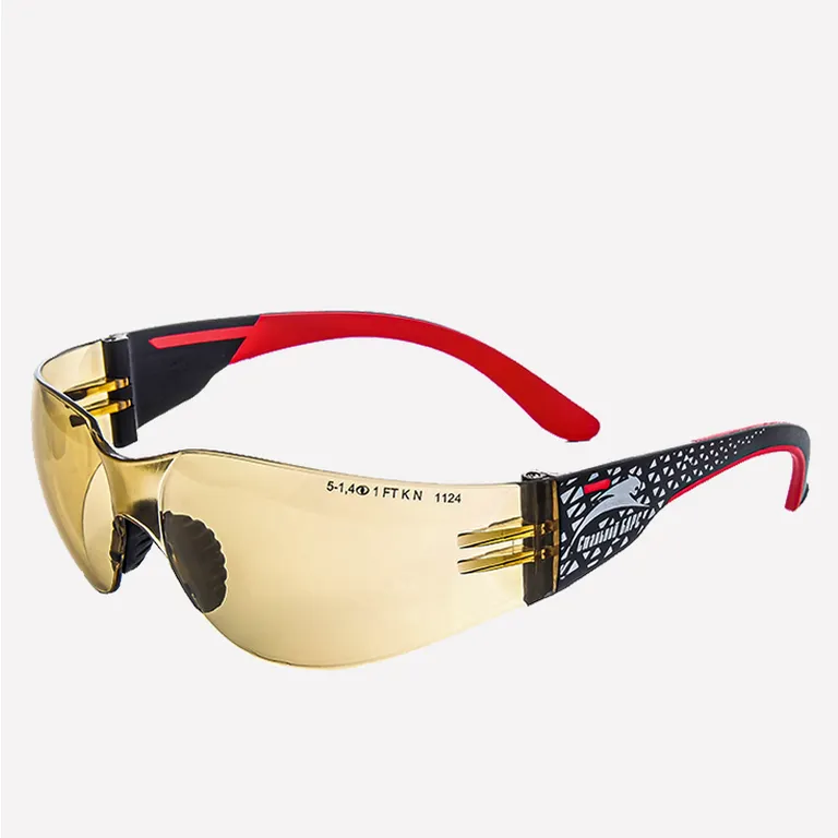 РОСОМЗ / Очки защитные открытые О68 Стальной Барс СтронГлас® (5-1,4) с мягким носоупором