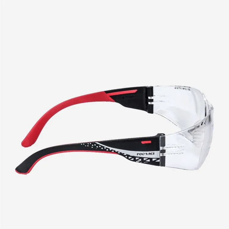 РОСОМЗ / Очки защитные открытые О68 Стальной Барс СтронГлас® (2-1,2) с мягким носоупором