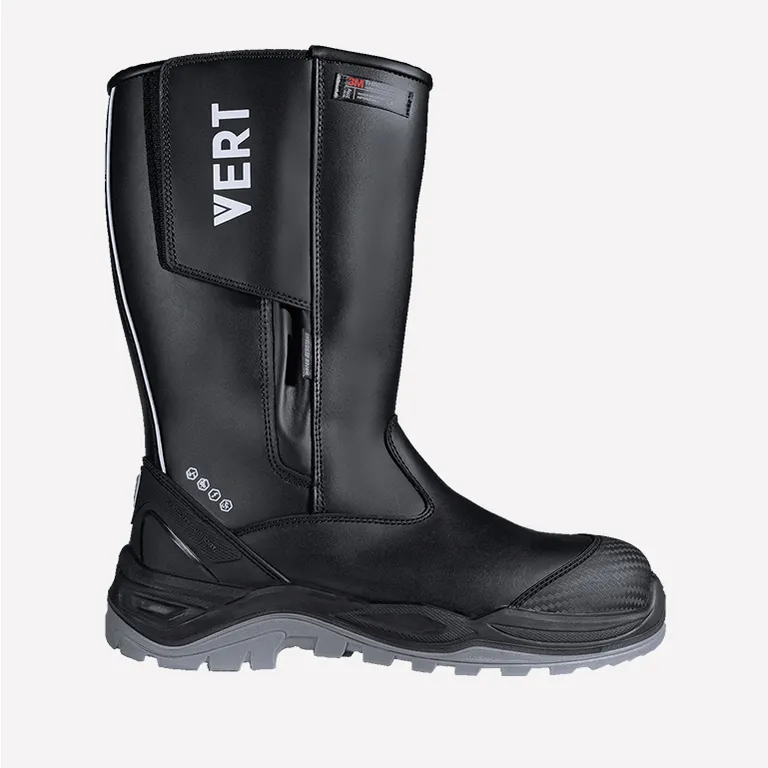 VERT / Сапоги рабочие VERT высокие с КП и КС Thinsulate® шерст. мех кожаные ПУ/ТПУ