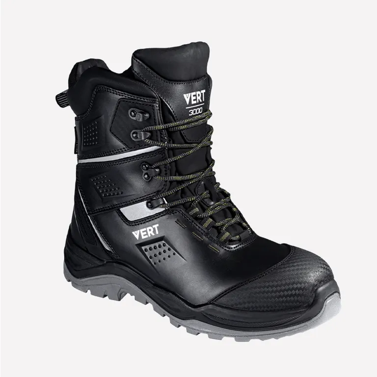 VERT / Ботинки рабочие VERT высокий берец с КП и КС нат. мех кожаные ПУ/ТПУ