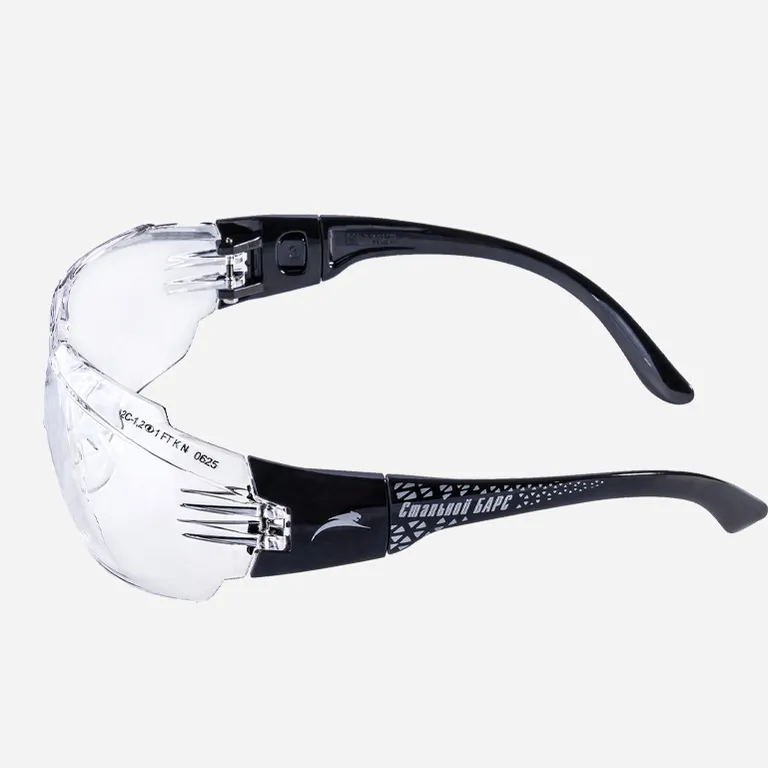 РОСОМЗ / Очки защитные открытые О1 Стальной Барс® СтронГлас (2С-1,2)