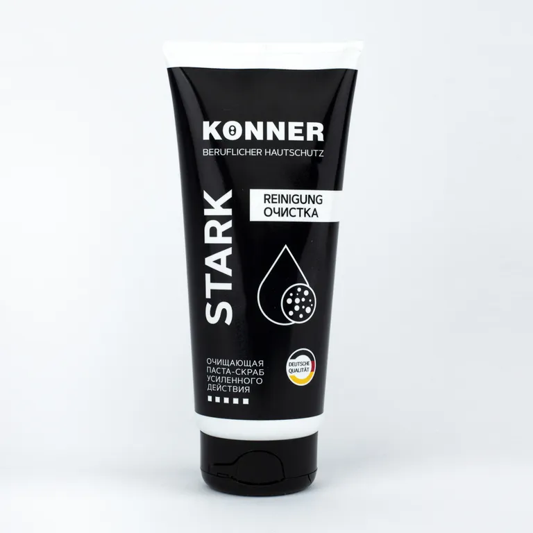Konner / Очищающая паста-скраб усиленного действия с минеральным абразивом для очистки кожи рук и тела KÖNNER STARK