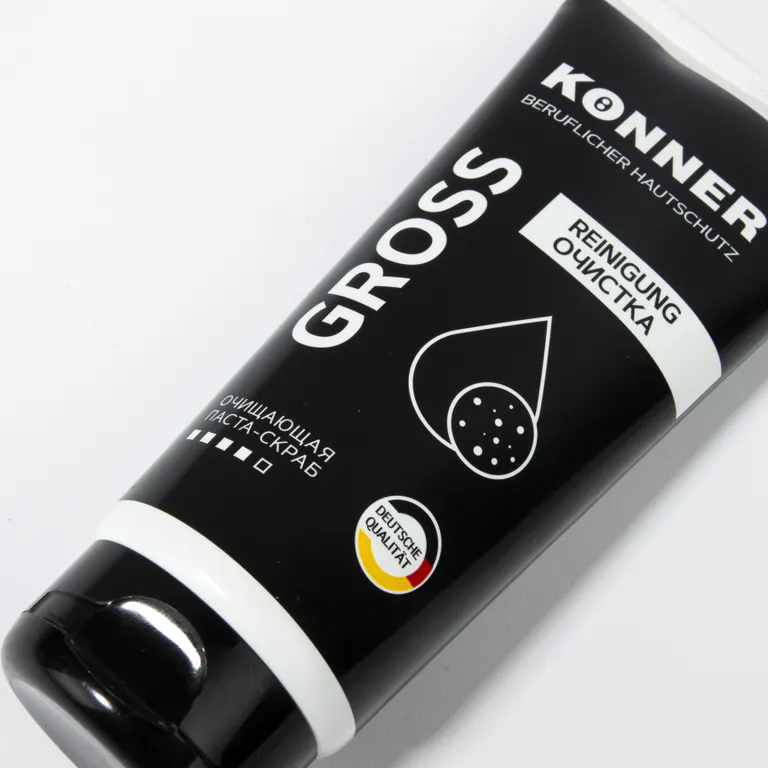 Konner / Очищающая паста-скраб с натуральным абразивом для очистки кожи рук и тела KÖNNER GROSS