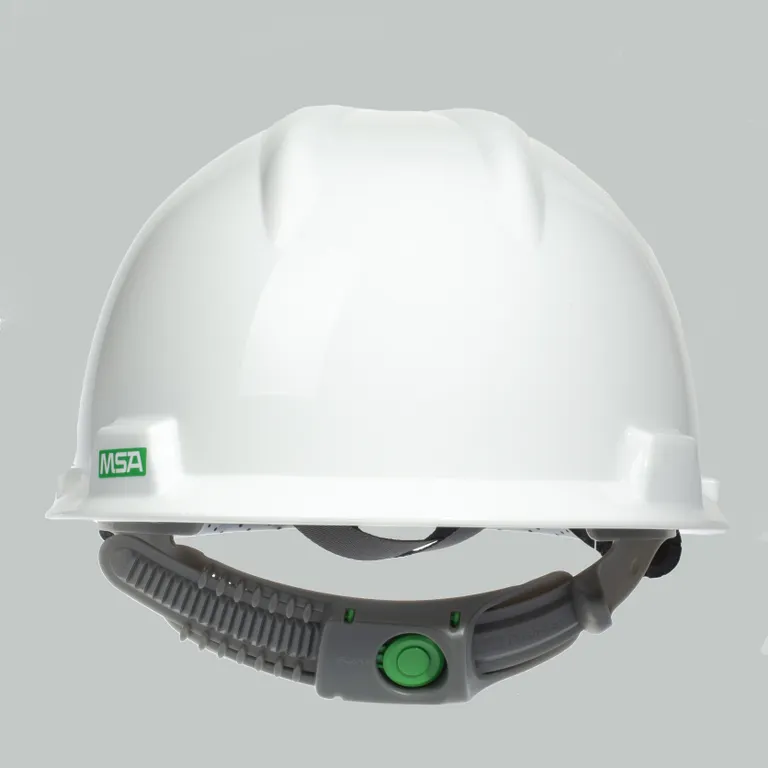 MSA / Каска защитная V-GARD белая, оголовье Push-Key оголовье с вшитой налобной лентой из ПВХ