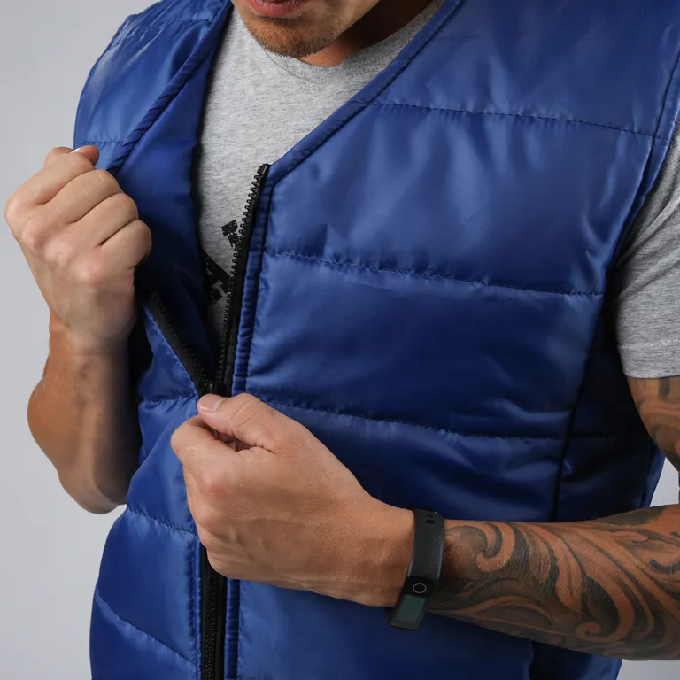 Эталон / Жилет утеплённый "СТАНДАРТ" мужской светло-синий