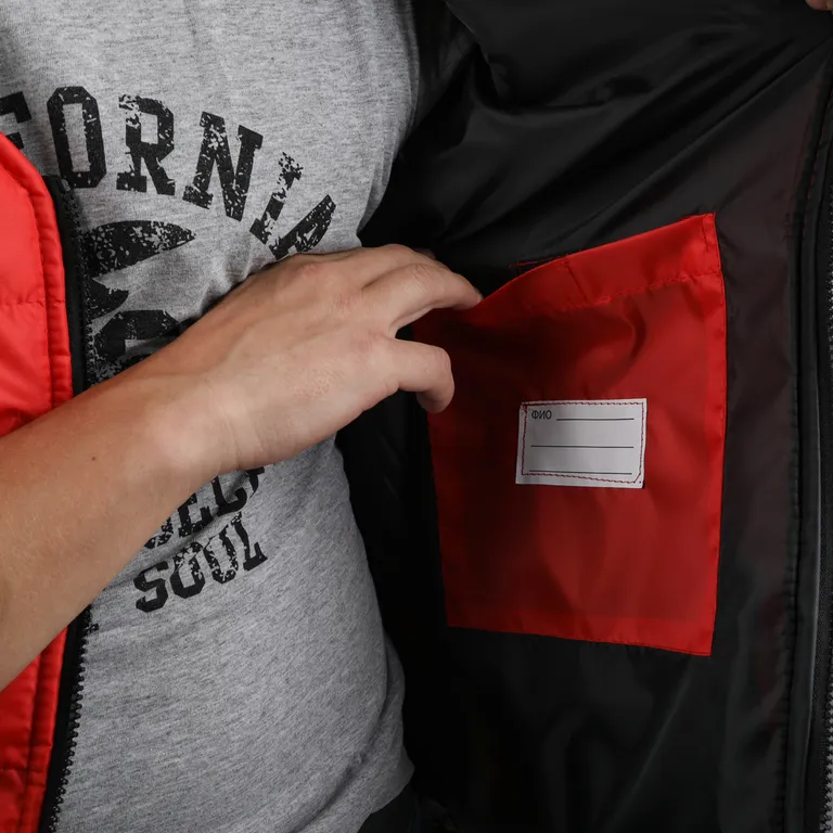 Эталон / Жилет утеплённый "СТАНДАРТ" мужской красный