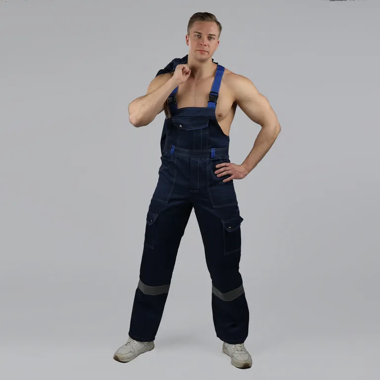 Эталон / Костюм рабочий  АНТЕЙ с СОП куртка, полукомбинезон цвет: синий