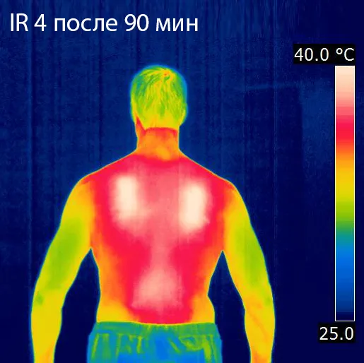 Red Laika / Флисовый жилет с подогревом RedLaika RL-05 (синий) унисекс, 3 модуля батарея 4400 мАч