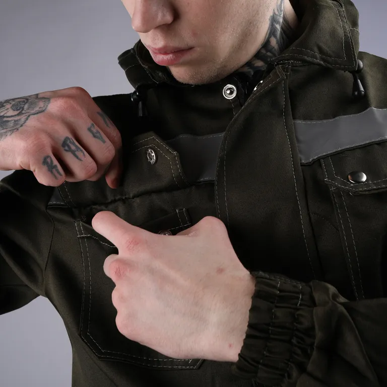 Эталон / Костюм  "АНТЕЙ" с СОП куртка, полукомбинезон цвет:хаки