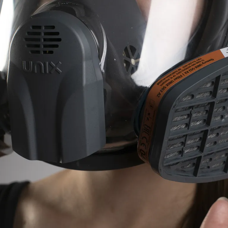 Сорбент / Панорамная маска UNIX 6100  (силикон, 2 категория)