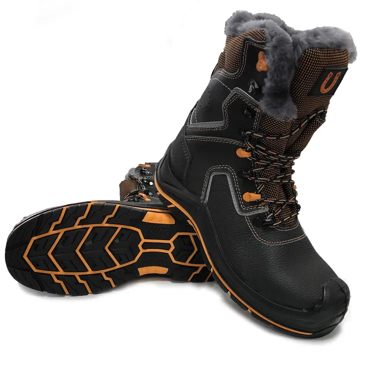 Эталон / Ботинки с высоким берцем "PERFECT PROTECTION" PRB10N-CKW ПУ-Нитрил с ПП и АС на натуральном меху