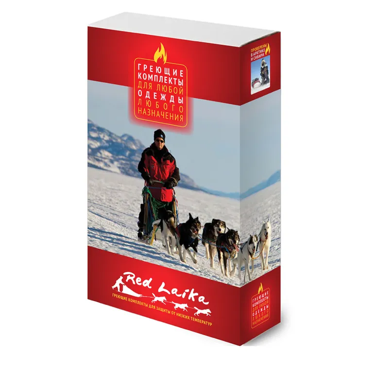 Red Laika / Греющий комплект RedLaika ЕСС ГК3 ДУ (3 модуля) с пультом управления для одежды