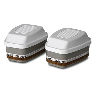 3М / Фильтр комбинированный от газов, паров, аэрозолей, 3М 6098, АХРЗ NR упаковка 2 шт.