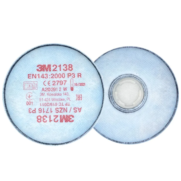 3М / Противоаэрозольный фильтр 3M 2138  Р3 с дополнительной защитой от запахов, 2 шт/упак