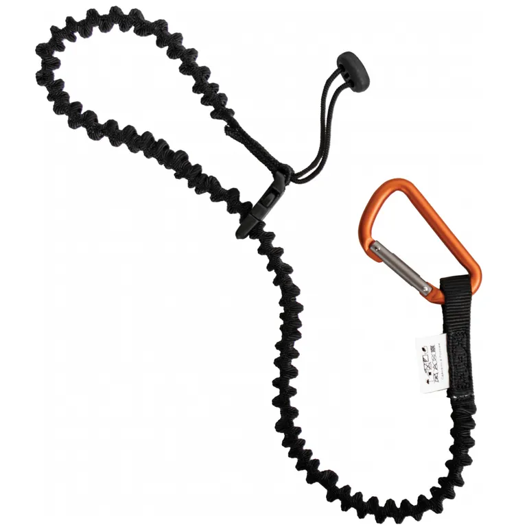 Vento / Стропа эластичная регулируемая для крепления инструмента (до 10 кг) с карабином "Мини"