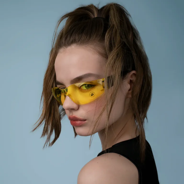 ЕЛАНПЛАСТ / Очки защитные открытые «Классик ТИМ» жёлтые