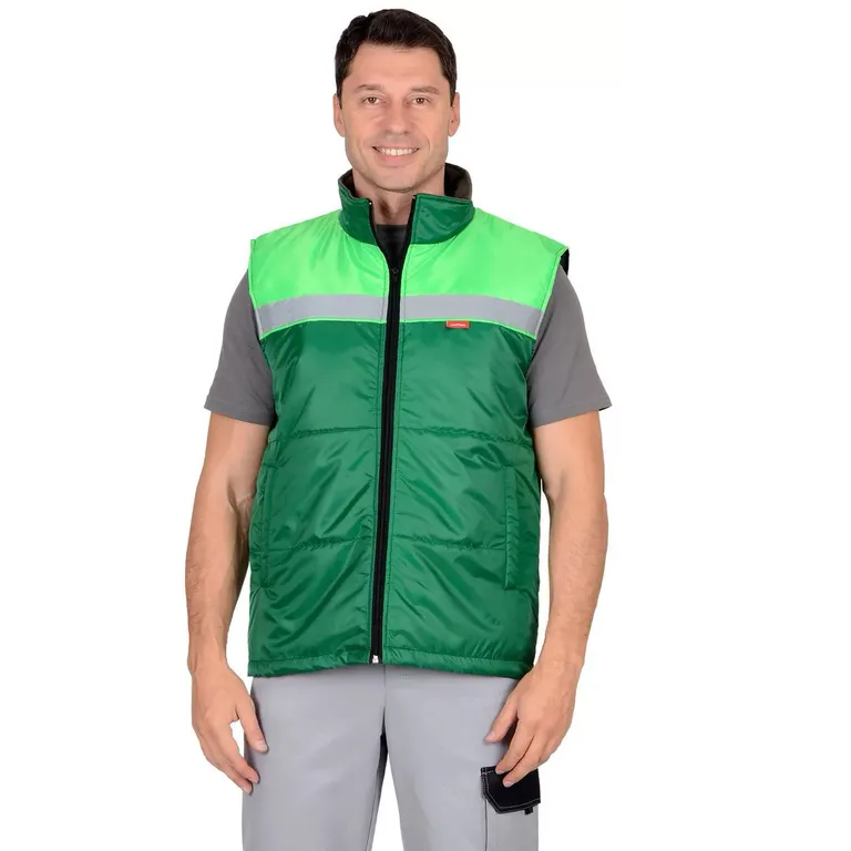 Спецодежда / Жилет "ОЗЕЛЕНИТЕЛЬ" утеплённый