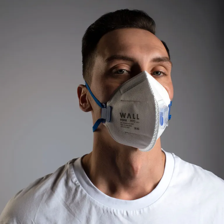 WALL / Респиратор полумаска складная WALL 95HK FFP2 NR D