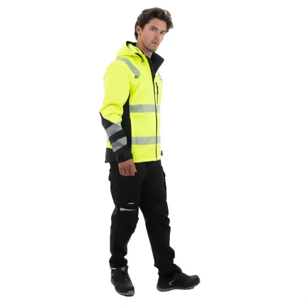 Brodeks / Сигнальная куртка-софтшелл BRODEKS KS 227